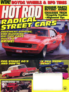 HOT ROD 1995 NOV - PRO STREET REPORT, '51 FORD WOODIE